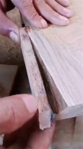 This is how to fix a log that was cut by a craftsman