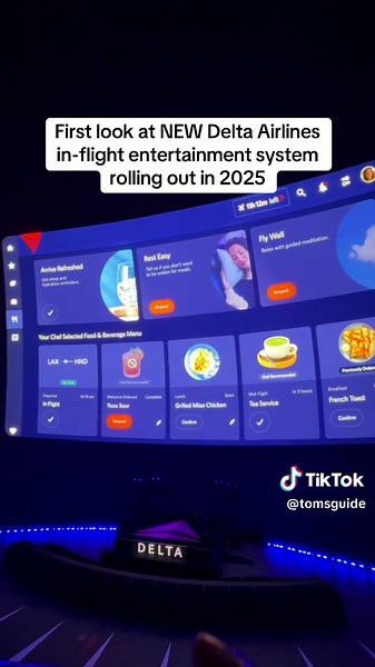 Delta Airlines Revamps In-Flight Entertainment for 2025