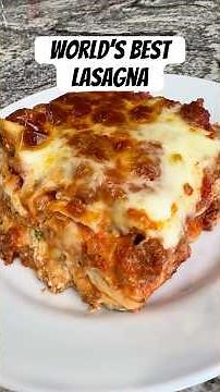 The World’s Best Lasagna! #lasagna ‪@allrecipes‬