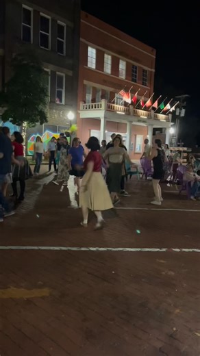 Shim Sham at Swing in the Streets!!! Do you know the Shim Sham? Do you want to learn it? #shimsham #lindyhop #swingdancing #nacogdochestx | Nac Swing Dance