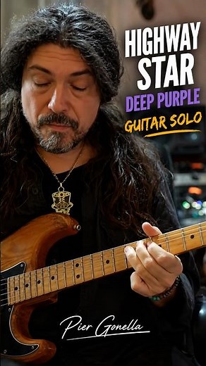 Highway Star – Ritchie Blackmore Guitar Solo | Deep Purple Cover by Pier Gonella