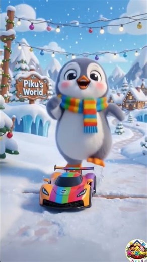 Crazy Penguin Race Challenge 🐧🔥 | Kids Fun Animation