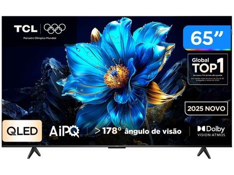 Smart TV 65" TCL 4K UHD QLED 65P7K Google TV AiPQ Google Assistente 3 HDMI 1 USB - TVs - Magazine Luvyc