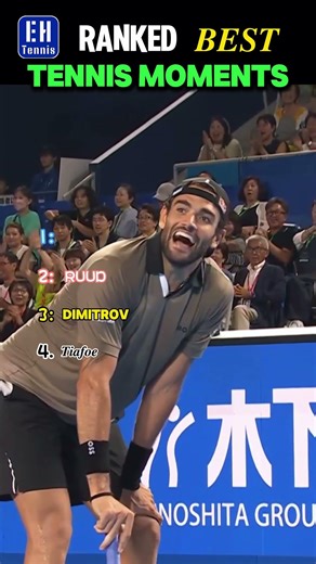 🔥Ranked best tennis moments ！🎾 Pt.11 #tennis #sportshighlights #sports #alcaraz #ruud #highlights