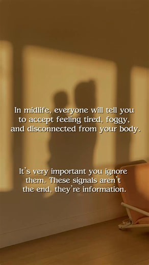 In midlife, fatigue, brain fog, and feeling disconnected from your body are often labeled as “normal.” But normal does not always mean optimal. These signals are not something to ignore or accept as inevitable. They’re information. They tell a story about how your systems are responding and what they need to be supported. Midlife isn’t the end of vitality. It’s often the moment your body starts asking for a different kind of care. Listening changes outcomes. | Qalma Health