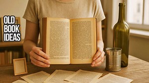 Five Book Page Craft Ideas