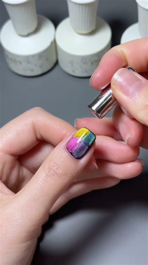 Rainbow Swirl Nail Art Tutorial 🌀 Vibrant Black Nail Art Tutorial for Beginners Product