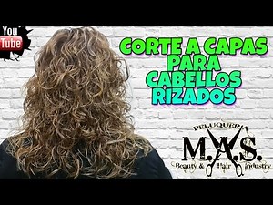 Como hacer un corte en capas para cabellos rizados. Haircut layers for curly hair Tutorial paso a pa