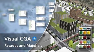 Visual CGA: Massing Study for Urban Planning, Part 2: Facades and Materials