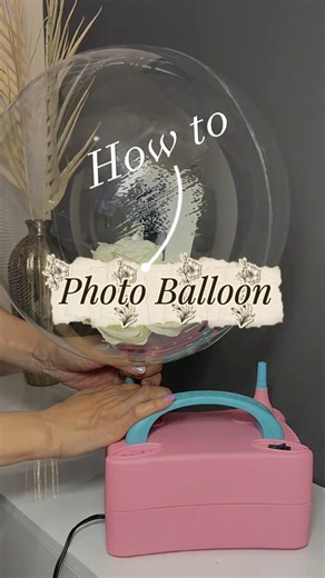 英国式デザイン、フォトバルーンの作り方#バルーン#バルーンギフト#Balloon#フラワーバルーン