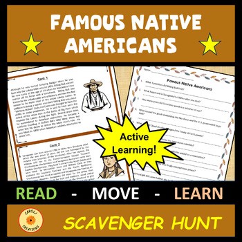 Famous Native Americans Scavenger Hunt
