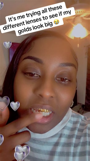 Trying Out Lenses to Showcase My Gold Teeth