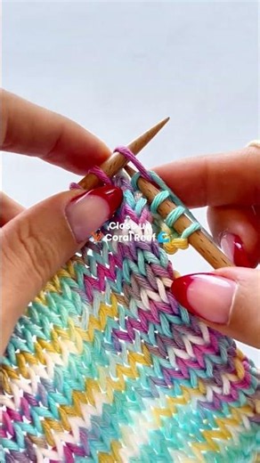 Knitting The Cotton in Coral Reef