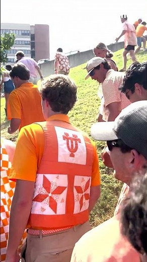 See congested Neyland Stadium entrance gates near G10 garage