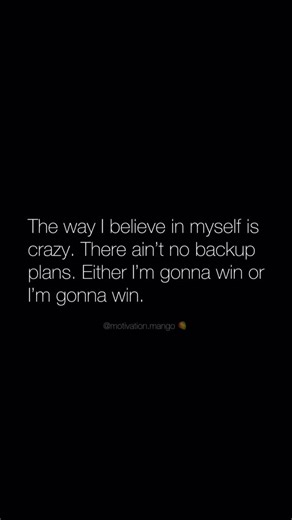 🚨 𝗣𝗟𝗘𝗔𝗦𝗘 𝗥𝗘𝗔𝗗 🚨 ▪️ ⚠️ If you truly believe in yourself, you don’t need to make a backup plan. A backup plan is only for those who are unsure if something will work out & need an alternative ⚠️ ▪️ ✅ Follow me to stay motivated @motivation.mango ✅ ✅ Follow me to stay motivated @motivation.mango ✅ ✅ Follow me to stay motivated @motivation.mango ✅ ▪️ #motivationalquote #inspirationalquote #successquote #quotes #quotestoliveby #mindset #foryou #motivationalquoteoftheday | Motivation Mango