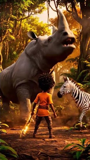 “The Kid Who Stopped the Rhino”