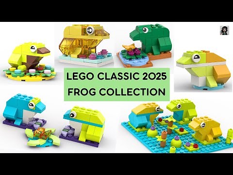 FROG COLLECTION Lego classic 2025 ideas How to build 11039 11040 11041 11042 11043 11044