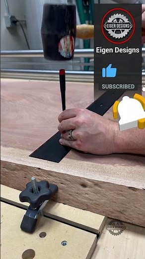 Live Edge Slab Woodworking | C-Channel Installation