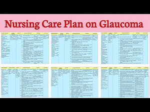NCP 44 Nursing care plan on Glaucoma / Eye disorders