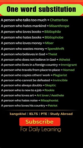 Stop Memorizing Sentences! Learn 20 Powerful One-Word Substitutions (Advanced) #ieltspreparation