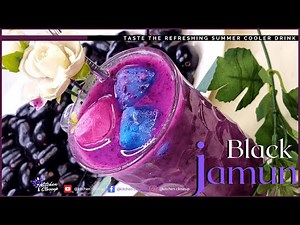 Black Jamun ( Java Plum ) Drink Recipe | How To Make Black Jamun Drink| Jamun Summer Cooler Drink