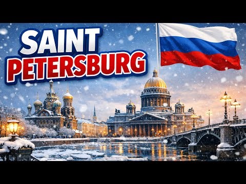 ❄️ Exploring Saint Petersburg, Russia 🇷🇺 | Winter Streets, Metro & Beautiful City Views