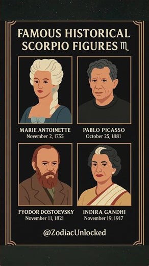 Famous Historical Scorpio Figures 🦂 | Mysterious & Powerful Minds
