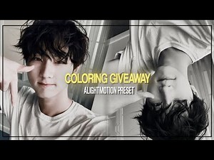COLORING GIVEAWAY #1 (+preset ) alightmotion