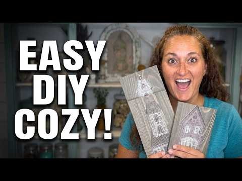 DIY Cozy Home Decor with the new IOD Release Stamps
