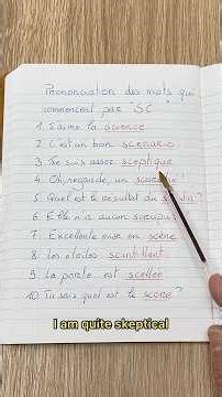 🇫🇷 Test prononciation sur 10 pts 🎯