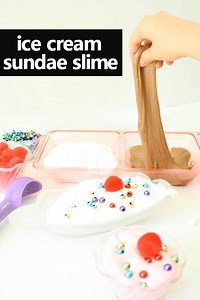 Ice Cream Sundae Fluffy Slime Recipe - Fantastic Fun & Learning