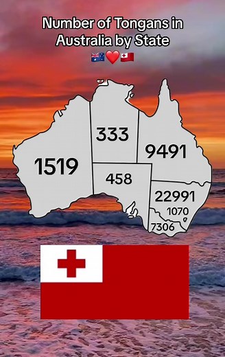 Tongan Population in Australia: State Distribution