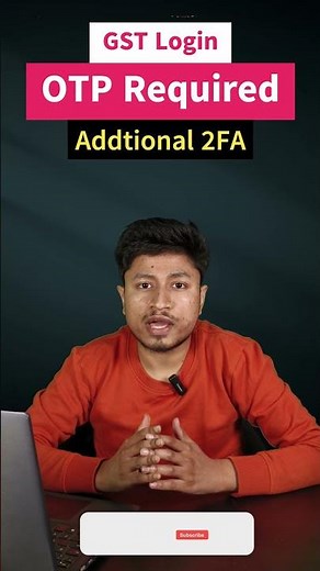 GST Login OTP 2FA #gst #taxationclub