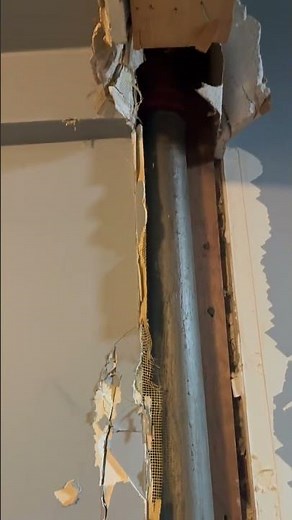 Fixing a Hidden Pipe Leak Behind the Drywall! 🕵️‍♂️💧