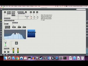 Karplus Synth – Max/MSP