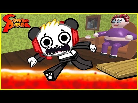 Roblox Escape Grandma's House CRAZY CATS Let's Play with Combo Panda