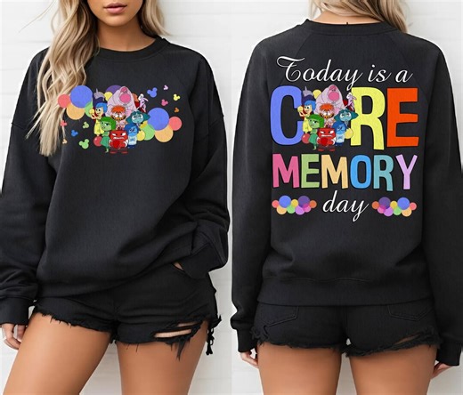 Disney Core Memory Day Sweatshirt, Inside Out Shirt, Disney Family Trip Shirt,disneyland Vacation Shirt,today is A Core Memory Day UOV410-SU - Etsy