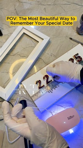 The Most Beautiful Way to Remember Your Special Date ✨🤍 | Shadow Box Memory Frame