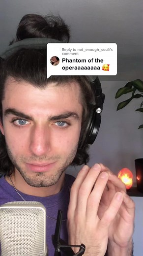 Male Singer Performs Phantom of the Opera