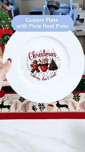 🎅🍽️ Christmas Plate Printing Tips! 🎨✨ Using the sublimation plate press to make this festive Christmas plate — bright colors, perfect detail, and full of holiday cheer! 🎁💖 Print your favorite design and create a plate that shines on every Christmas table! 🌟🎄 #pydlife #SublimationPlatePress #ChristmasCrafts #SublimationPlates #DIYPrinting #HolidayDecor #CustomGifts #SublimationBlanks #sublimationtips | PYD Life