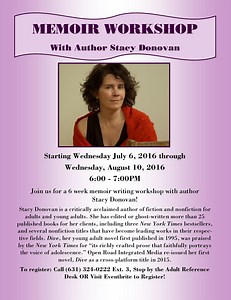 Memoir Workshop with Stacey Donovan