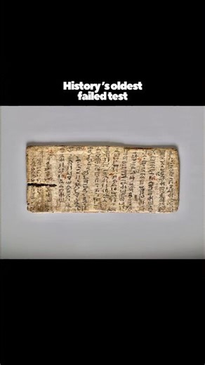 History’s Oldest Failed Test 🪶