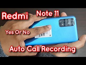 Redmi Note 11 Automatic Call Recording | Yes Or Not | Warning Redmi note 11