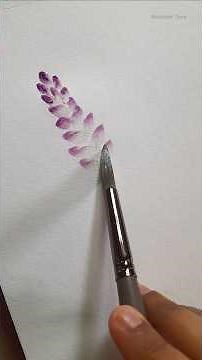 Full Tutorial of Lavender Flower painting *easy*