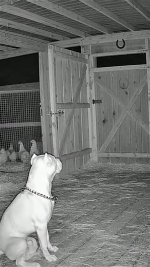 💀 Security Camera Captures Pitbull Attacking Creepy Creature on Farm