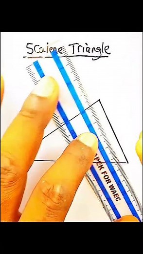 scalene triangle #tutorial #maths #scalenetriangle