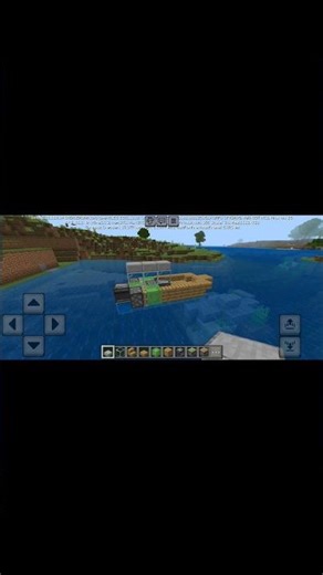 Automatic Working Boat in Minecraft ⛵ | #minecraft #gaming #trending #shorts