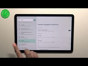 How to Set the Gestures Navigation Type on GOOGLE Pixel Tablet...