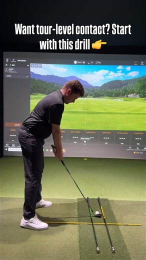 GOLF GYM AND SIMULATOR FACILITY on Instagram: "If you’re struggling with solid contact or neutralising your path and face for a straighter ball flight this is for you! 👉 ✅ The alignment stick behind the ball gets you shifting your weight to your lead side to avoid hitting the stick - the result is better compression and less “scooping”. ✅ Stick on the left will prevent you from swinging too far left with your club path - hello slice! ✅ Stick on the right will prevent you from swinging too far t