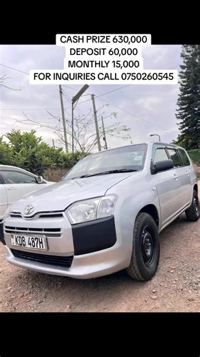 Toyota Probox Well maintained 1500cc 2014 Auto 2wd Price 630,000 Call 0750260545 Logbook ready for transfer